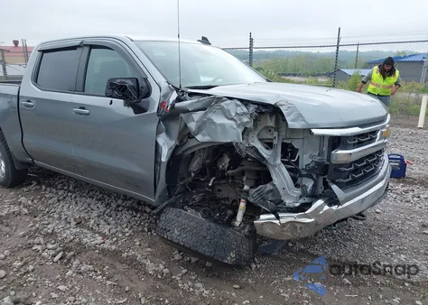 2023 Chevrolet Silverado 1500 4Wd Standard Bed Lt from USA, damaged, VIN 2GCUDDED6P1138603